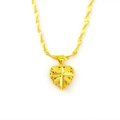 Brass Plated Gold Necklace